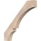 Ekena Millwork 5 1/2"W x 44"D x 44"H Balboa Smooth Knee Brace, Douglas Fir BRC06X44X44BOA00SDF - alternate 1